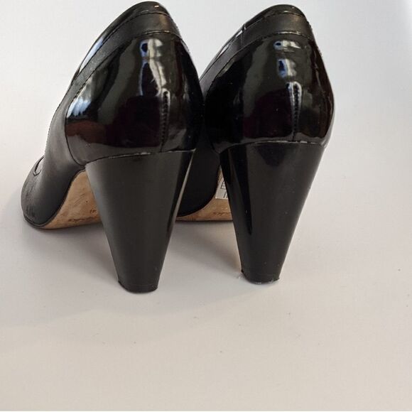 CLARKS Cushion soft black leather heels size 7 US @s4 - Picture 7 of 13